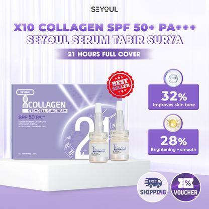 SEYOUL Serum Sun Screen SPF 50 PA+++ X10 Collagen