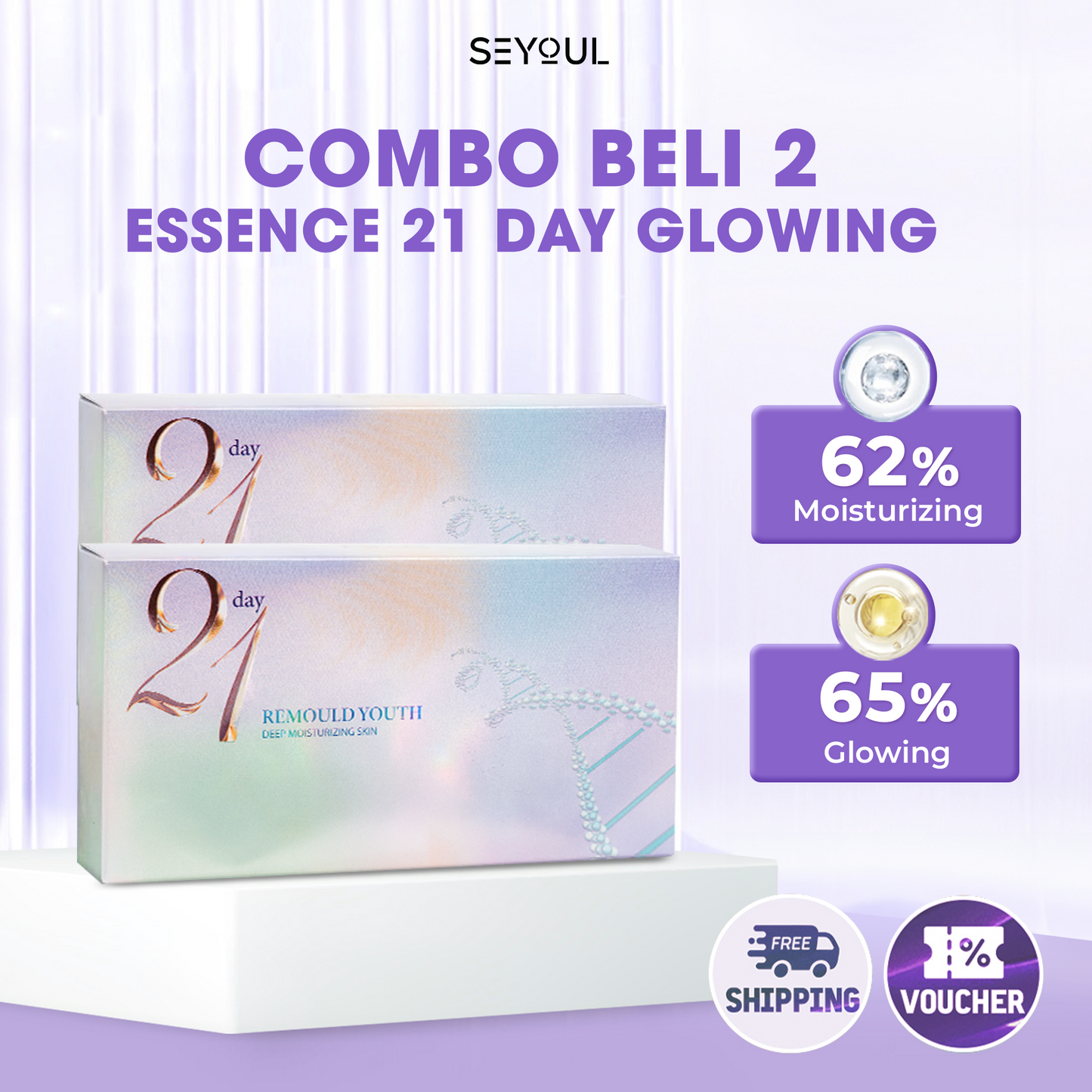 SEYOUL Essence Glowing 21 Hari