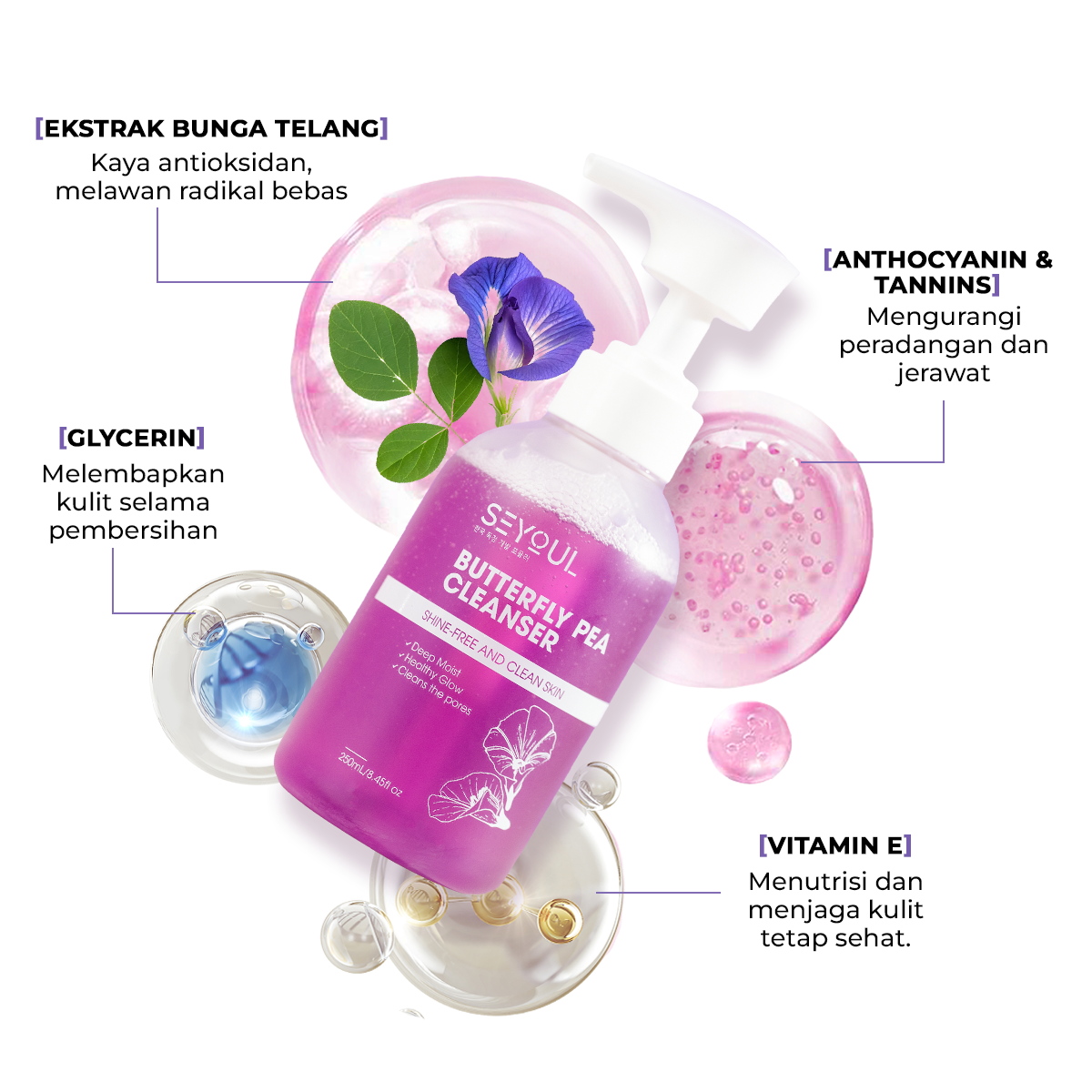 Butterfly Pea Cleanser SEYOUL