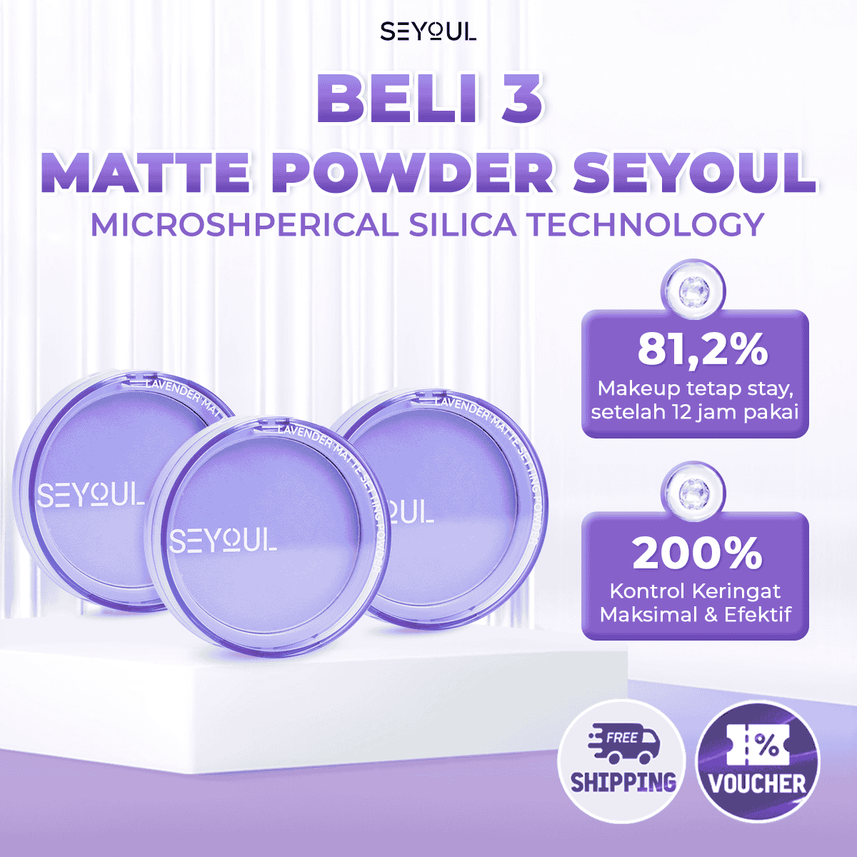 Lavender Matte Powder SEYOUL