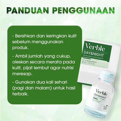 Serum Penghilang Bopeng VERBLE - Serum Day and Night